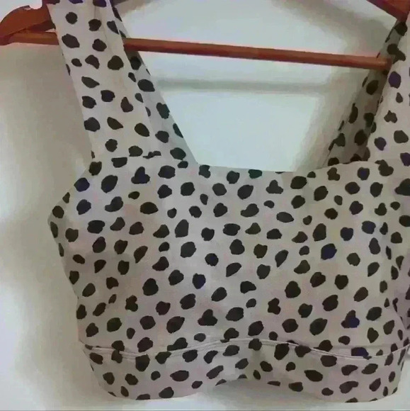 GILLY HICKS | Tan/Black Leopard Soft Stretchy Thick Strap Sports Bra Si… - Picture 3 of 4